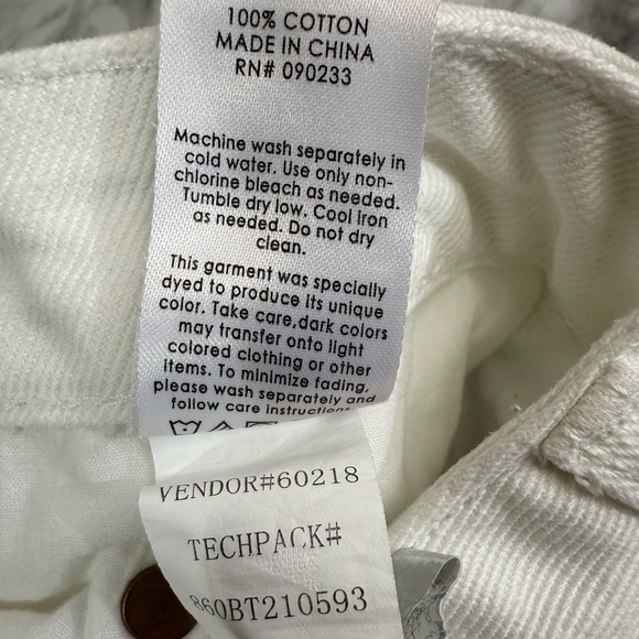 Pacsun Women's Butterfly 90's Boyfriend Straight Leg crop Jeans - Size 27 - Picture 10 of 12